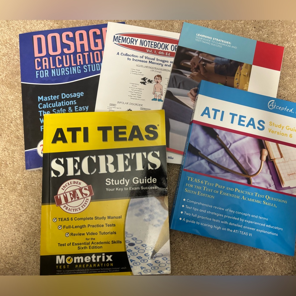 Bundle of Nursing School Books